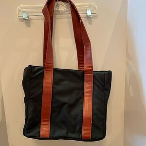 Dr. Brown's Breast-Pump Carryall Storage Diaper and Tote Bag - Black and Brown